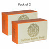 Herbalhills Saffron Soap Herbal Ayurvedic beauty soap - 100g, Natual Kesar-Haldi Chandan