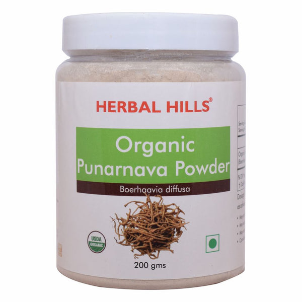 Herbal Hills Organic Punarnava Powder 200gms - For Kidney health