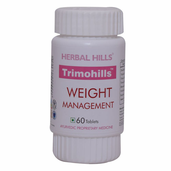 Herbal Hills Trimohills 60 Tablets - With Weight Loss Ingredients - Weight loss supplement - Helps to burn excess fat and lose weight