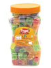Jelly cube with sugar coated (Mix flavour in Jar)