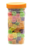 Jelly cube with sugar coated (Mix flavour in Jar)