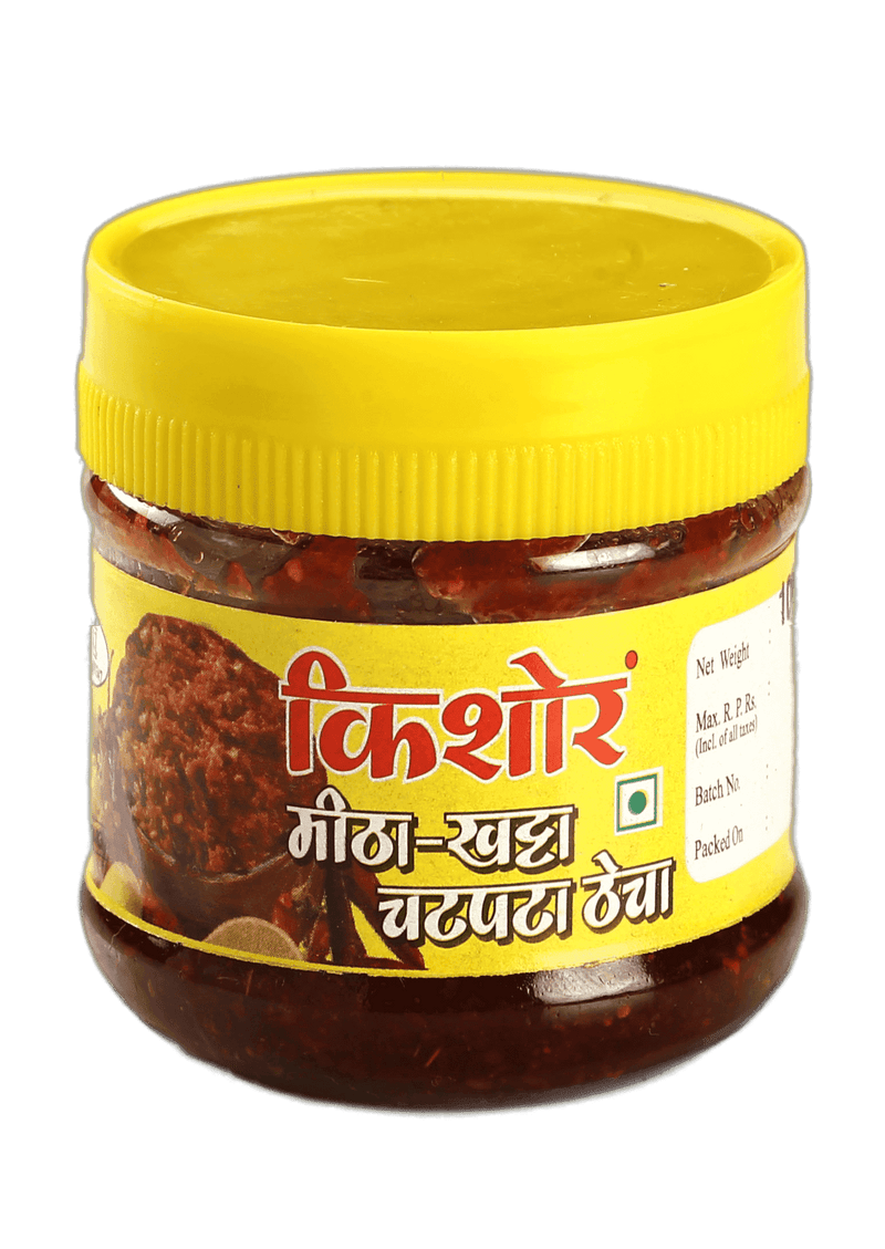 Chatpata / Khatta meetha chatpata thecha (Set of 2 - 100gm each) - Kishor Masalewala