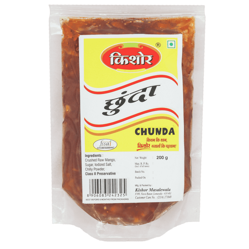 Chunda in standy (Set of 4 - 200gm each) - Kishor Masalewala