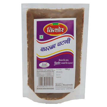Karala Chutney / कारल्याची चटणी (Set of 2 - 100gm each) - Kishor Masalewala