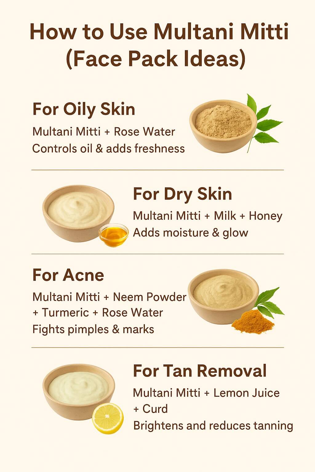 Aeroms 100% Pure Multani Mitti Powder | Natural Fuller’s Earth for Deep Pore Cleansing & Oil Control | 100g