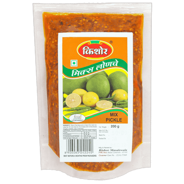 Mix Pickle in standy  (Set of 4 - 200gm each) - Kishor Masalewala