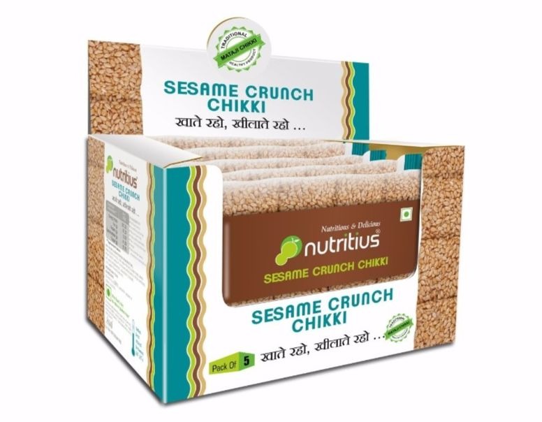 Nutritius Sesame Crunch Chikki - lonavalafood