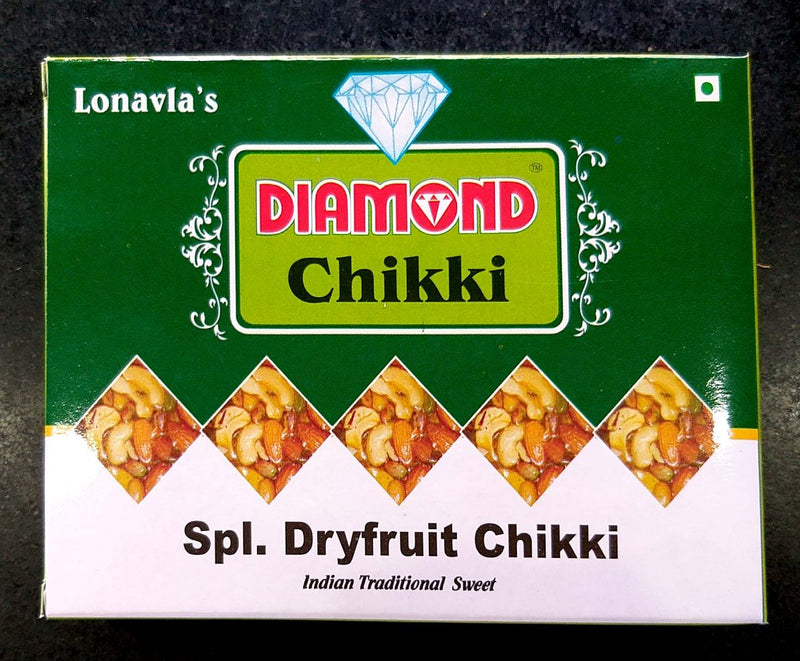 Spl. Dryfruit Chikki/ Keshar Kaju Badam Pista Dimaond Chikki - lonavalafood