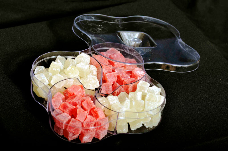 Red & white 4 in one Gift hampers (Jelly cube with sugar coated) - lonavalafood