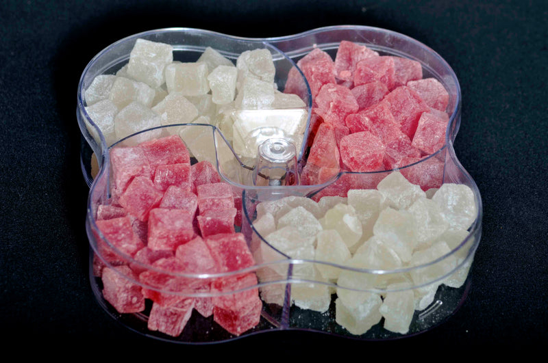 Red & white 4 in one Gift hampers (Jelly cube with sugar coated) - lonavalafood