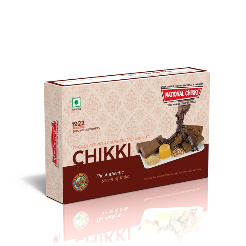 National's Chocolate Crush Groundnut Chikki - lonavalafood