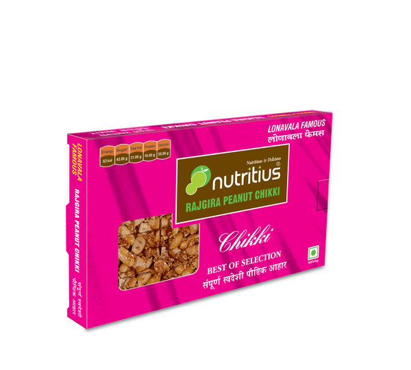 Nutritius Rajgira Peanut Chikki