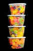 Jelly cube with sugar coated (Mix flavor in container)
