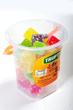 Jelly cube with sugar coated (Mix flavour in Bucket - Set of 6 - 100 gm each)