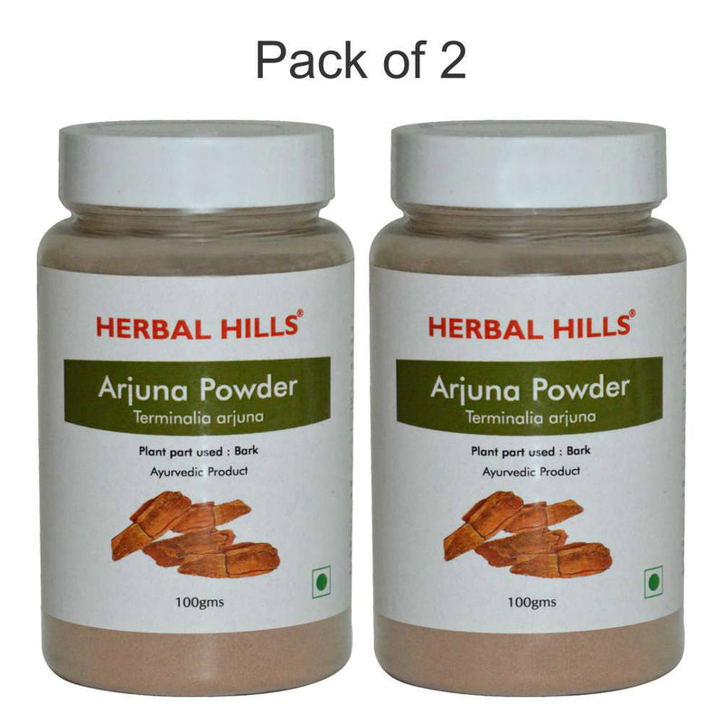 Arjuna Powder - 100 gms (Pack of 2) (Herbal Hills)