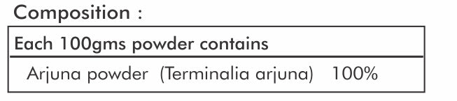 Arjuna Powder - 100 gms (Pack of 2) (Herbal Hills)