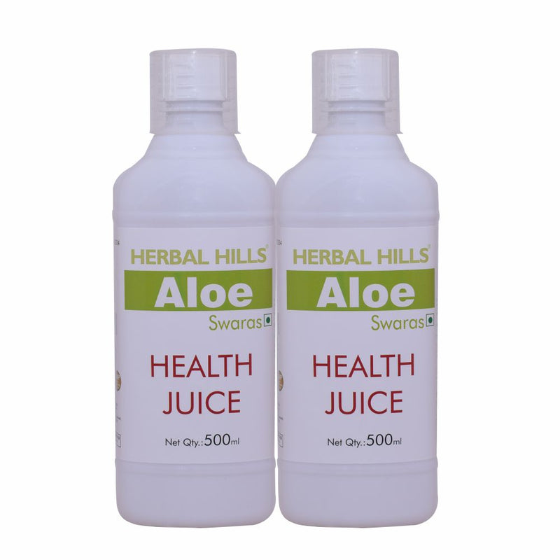 Herbalhills Aloevera Juice (Combo) - 500 ml (Pack of 2) each Pure Aloe vera drinking juice No added sugar