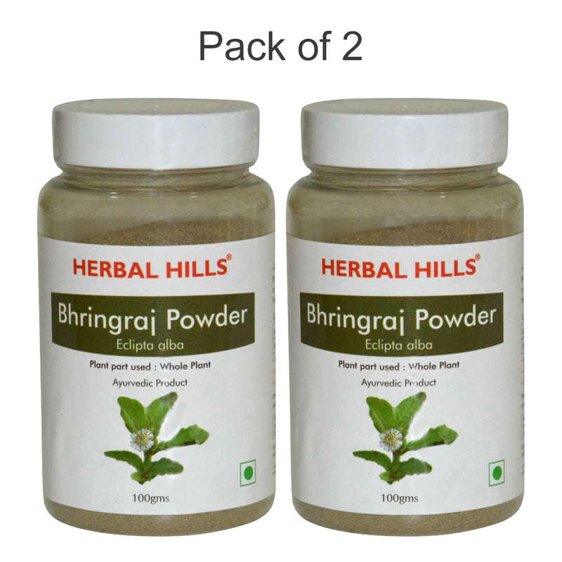 Bhringraj powder - 100 gms (Pack of 2) (Herbal Hills)