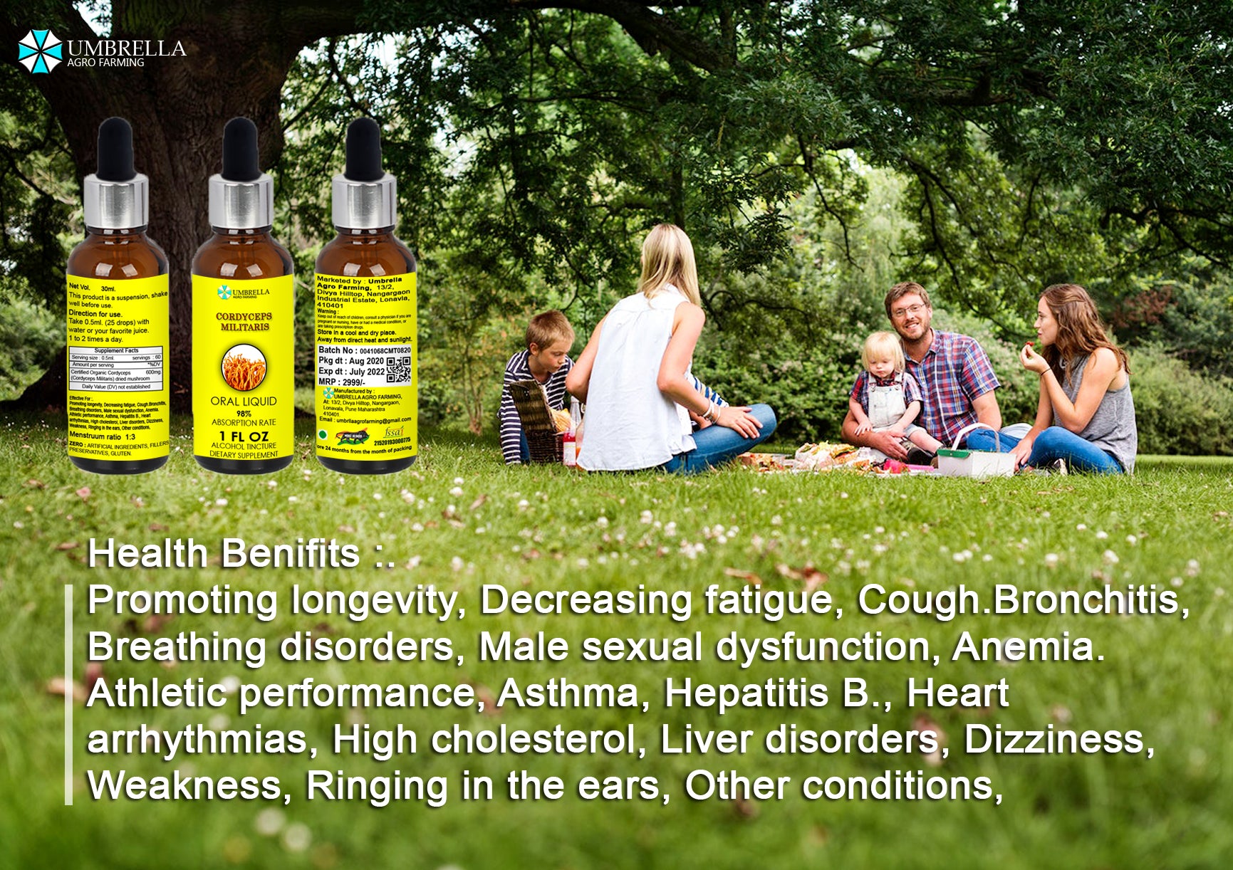 Cordyceps militaris Oral Liquid