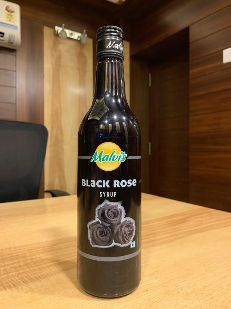 Malvi's Black Rose Syrup - lonavalafood