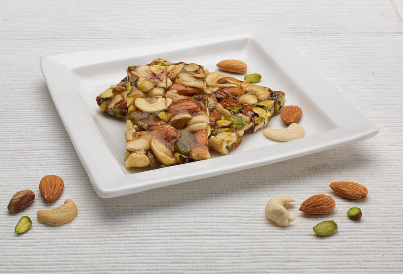 Navratna Dryfruit chikki (Almond /Badam, Pista, Cashew/ Kaju)