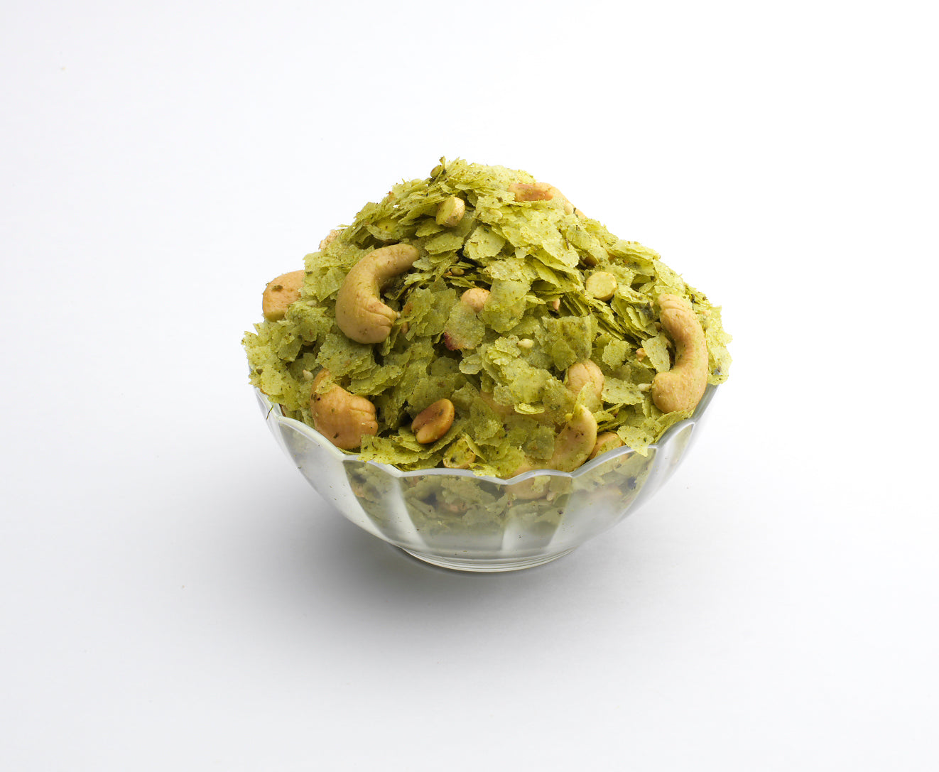 Navratna Poha Chivda/Coriender Poha Chiwda(Roasted)