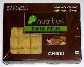 Nutritius Sukha Mewa / Dryfruit Malai Chikki - lonavalafood