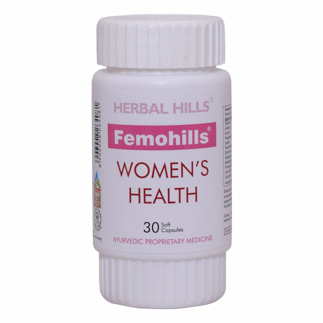 Herbal Hills Femohills 30 Capsules Herbal formulation for women's health, Healthy Reproductive System - Soft Capsules - Lonavalafoods.com