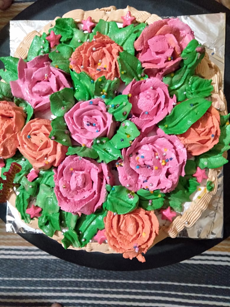 Flower Basket Cake (Only for Lonavala & Khandala) - lonavalafood