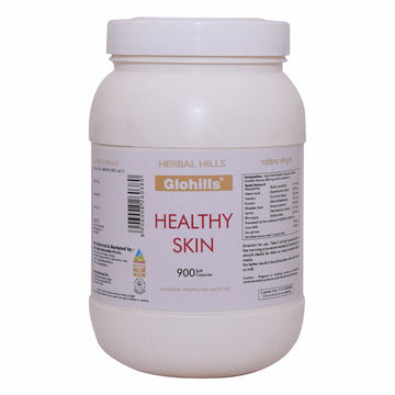 Herbal Hills Glohills - Value Pack 900 Capsules - Healthy Skin glow for all, activated with herbal naturals like Aloe, Neem and Triphala - soft capsules