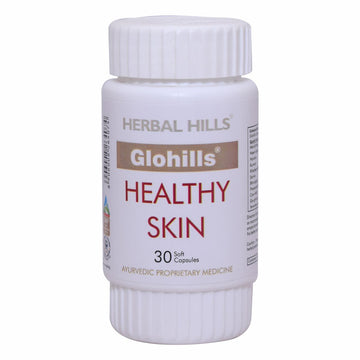 Herbal Hills Glohills 30 Capsule - soft gel skin tonic capsule for healthy, smooth and blemish free skin
