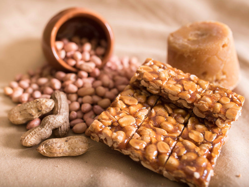 Low-Calorie Rupam's Whole Groundnut / Peanut / Shingdana / Shengdana Chikki