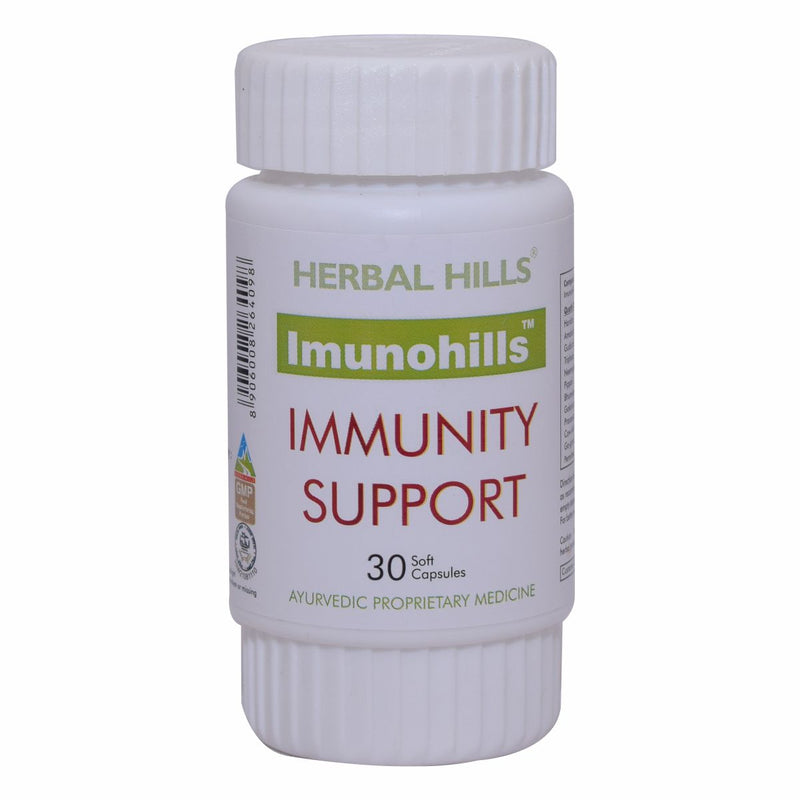 Herbal Hills Imunohills 30 Capsule, promotes healthy immunity, supports rejuvenation & metabolism - soft capsules