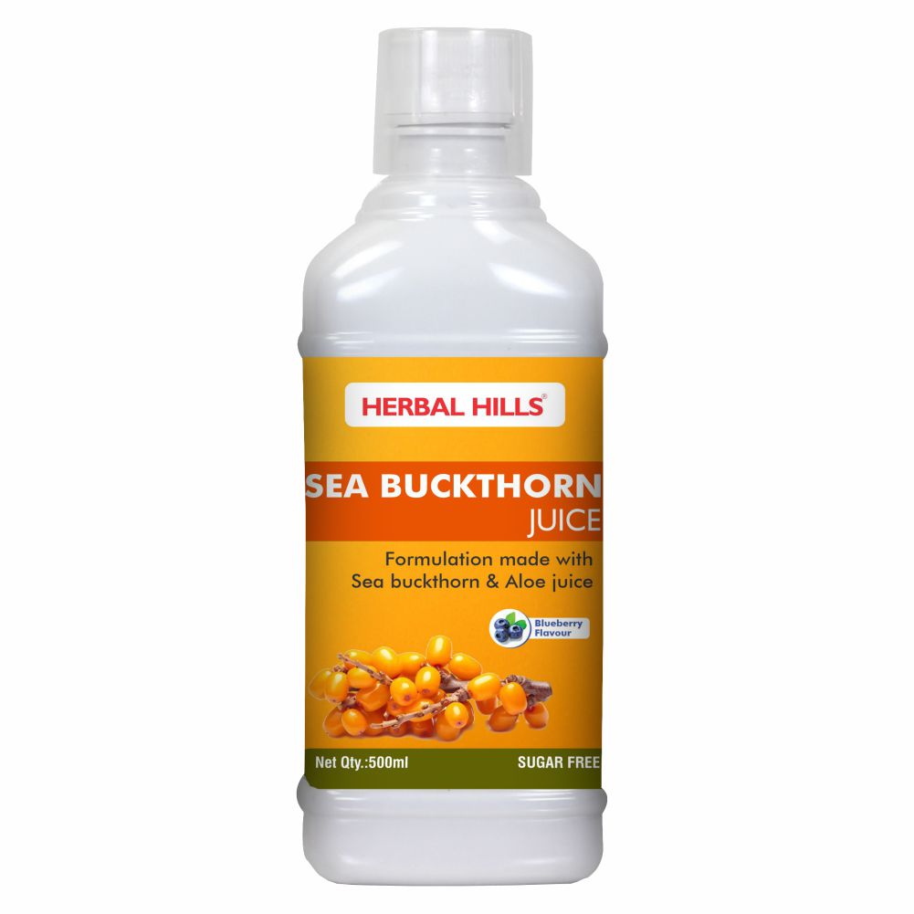 Herbal Hills Sea Buckthorn Syrup (500ml) - A Superfood for all Health issues