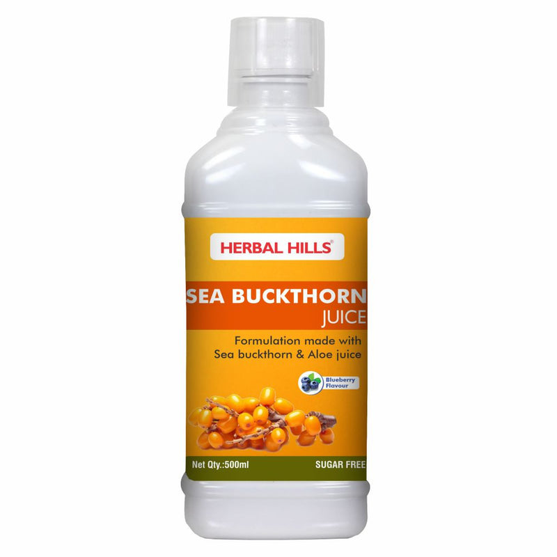 Herbal Hills Sea Buckthorn Syrup (500ml) - A Superfood for all Health issues