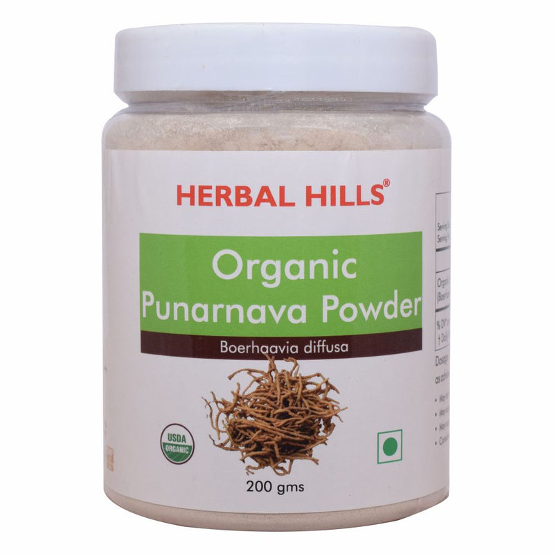 Herbal Hills Organic Punarnava Powder 200gms - For Kidney health