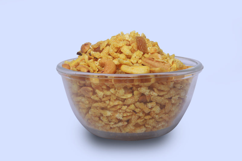 Rupam's Rice Flakes (Poha) Chivda with Dry Fruits