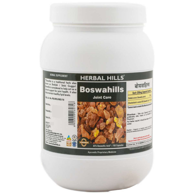 Herbal Hills Boswellia 700 Capsules Value Pack for joint, bone