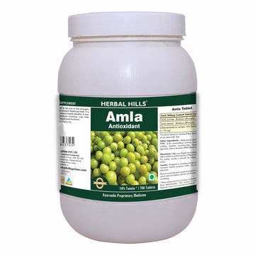 Herbal Hills Amla 700 Tablets Ayurvedic Amla or Amlaki (Emblica officinalis) 500mg Powder and Extract blend antioxidant in a Tablets form for Immune Support
