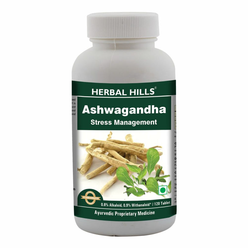 Herbal  Ashwagandha 120 Tablets Ayurvedic Ashwagandha  (Withania somnifera) 500mg Powder and Extract blend in a Tablets, Supports  Stress Control Management