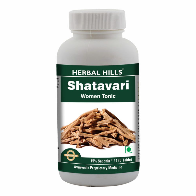 Herbal  Shatavari  120 Tablets Shatavari (Asparagus racemosus) 500mg Pure Extract and powder blend in a Tablets, Natural and Vegan Rejuvenating Women Tonic
