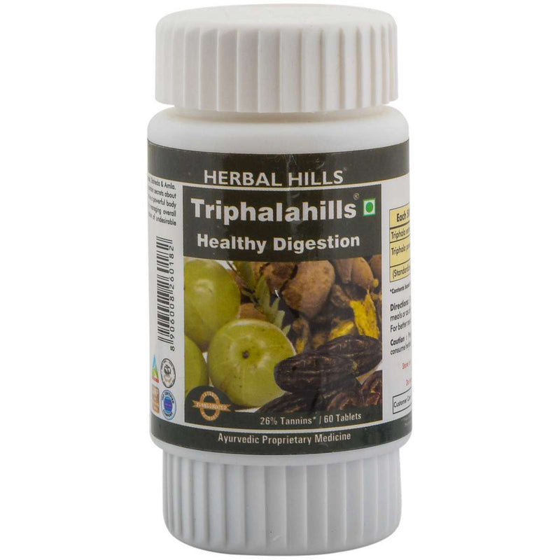 Herbal Hills Triphalahills 60 Tablets Triphala tablet - 500 mg Pure powder and extract blend in a Capsule