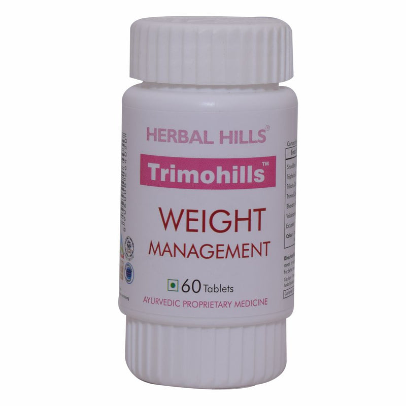Herbal Hills Trimohills 60 Tablets - With Weight Loss Ingredients - Weight loss supplement - Helps to burn excess fat and lose weight
