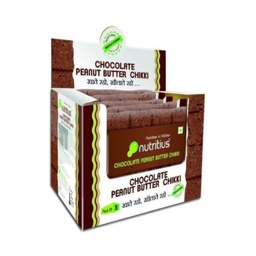 Nutritius Chocolate Peanut Butter Chikki