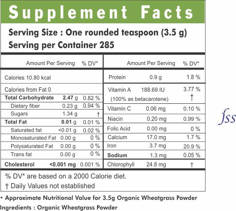 Wheatgrass 1 kg Powder Value Pack  (Herbal Hills)
