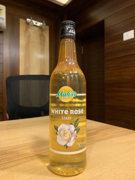 Malvi's White Rose Syrup - lonavalafood