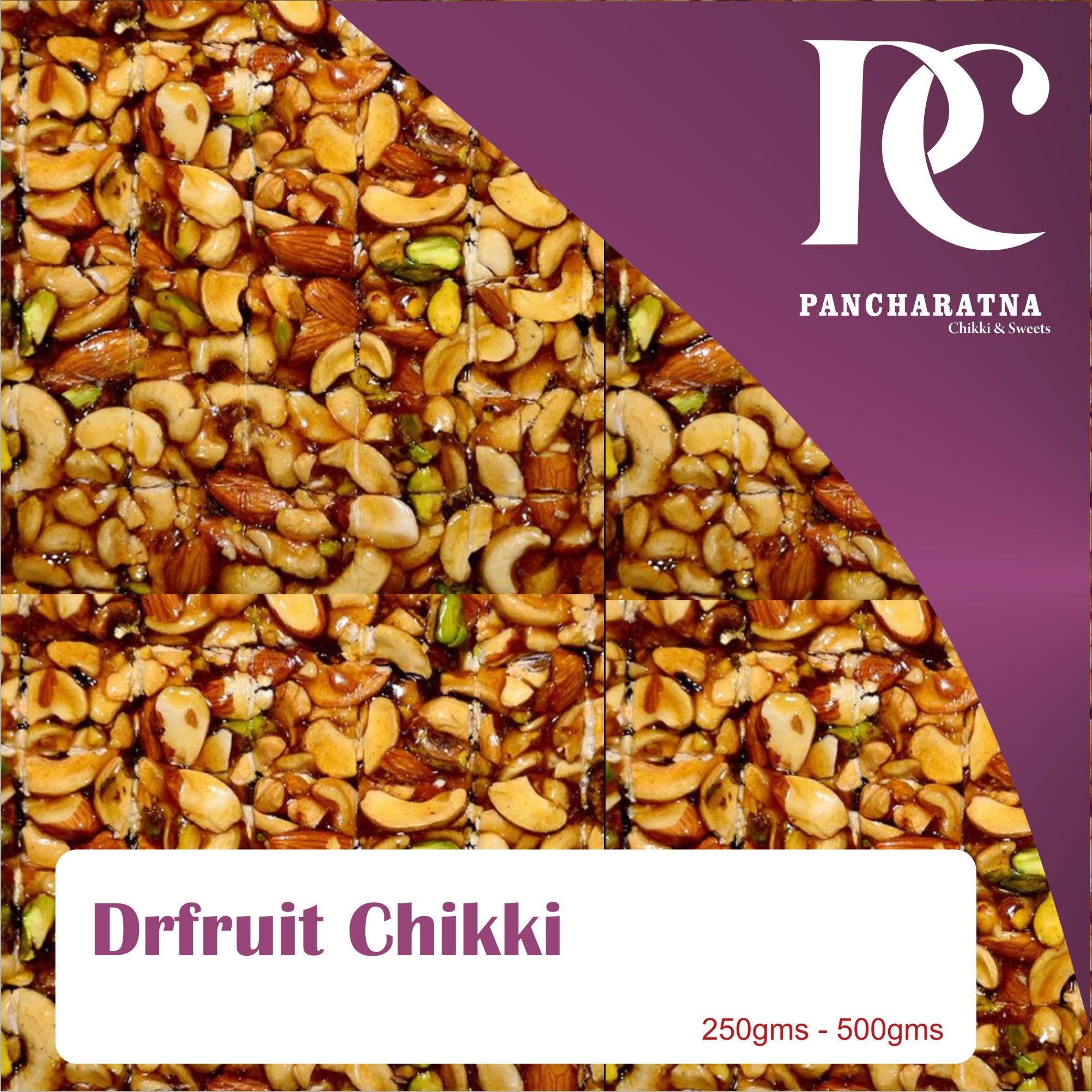 Pancharatna Dryfruit Chikki