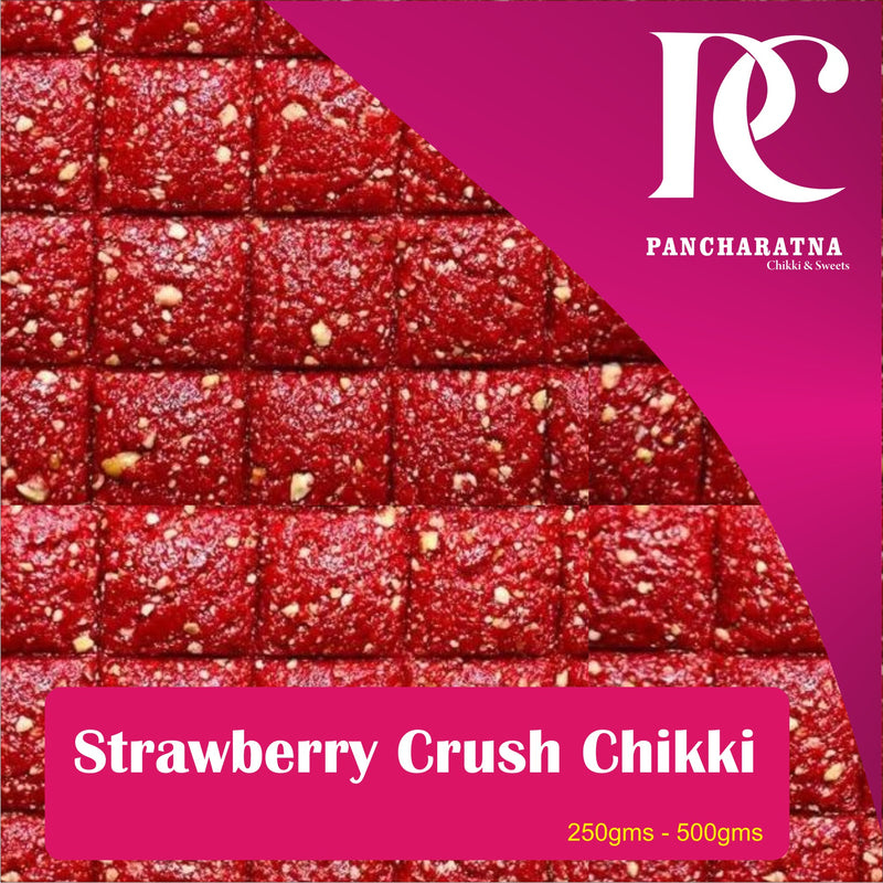 Pancharatna Strawberry Crush Chikki